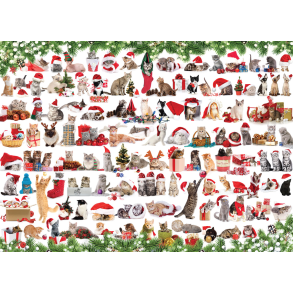 Holiday Cats Smart Cut 1000 pcs (ctn 6 pcs)