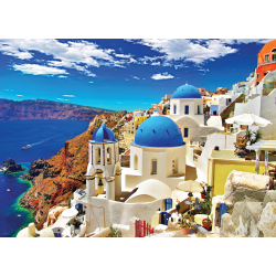 Oia Santorini Greece, 1000 pcs, Smart Cut (ctn 6 pcs)