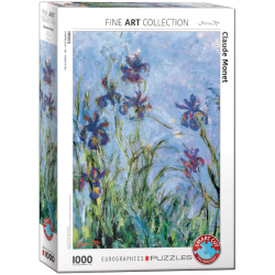 Irises by Monet (Detail), Claud Monet, 1000 pcs, Smart Cut (ctn 6 pcs)
