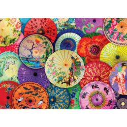 Asian Oil Paper Umbrellas, 1000 pcs, Smart Cut (ctn 6 pcs)