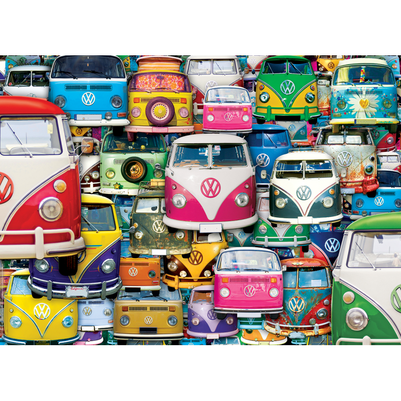 VW Bus - Funky Jam, 1000 pcs, Smart Cut (ctn 6 pcs)