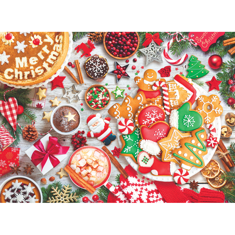 Christmas Table Smart Cut 1000 pcs (ctn 6 pcs)