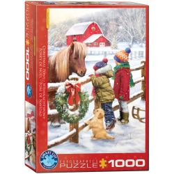 Christmas Pony by Simon Treadw Smart Cut 1000 pcs (ctn 6 pcs)