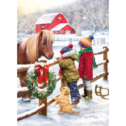 Christmas Pony by Simon Treadw Smart Cut 1000 pcs (ctn 6 pcs)