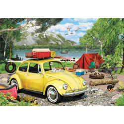 VW Beetle Camping Tin 550 pcs, (ctn 6 pcs)
