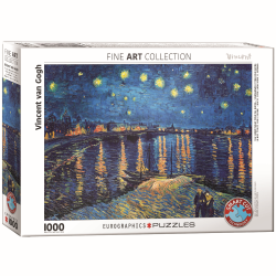 The Starry Night Over the Rhone - Vincent van Gogh, 1000 pcs. Smart Cut (ctn 6 pcs)