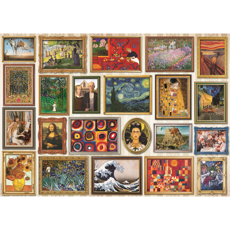 Fine Art Collage, 1000 pcs, Smart Cut (ctn 6 pcs)