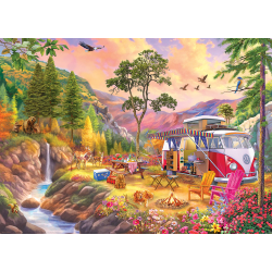 VW Bus - Camper's Paradise by, 1000 pcs, Smart Cut (ctn 6 pcs)