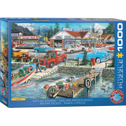 Let's go fishing by Ken Zylla 1000 pcs Smart Cut (ctn 6 pcs)