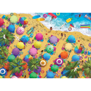 Beach Summer Fun, 1000 pcs, Smart Cut (ctn 6 pcs)
