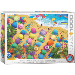 Beach Summer Fun, 1000 pcs, Smart Cut (ctn 6 pcs)