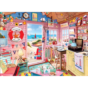 Beach Cottage, 1000 pcs, Smart Cut (ctn 6 pcs)