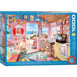 Beach Cottage, 1000 pcs, Smart Cut (ctn 6 pcs)
