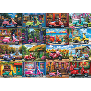 16 Scooters by Chris Bigelow 1000 pcs Smart Cut (ctn 6 pcs)