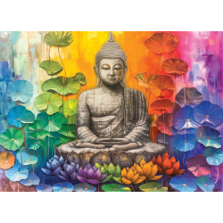 Colorful Buddha 1000 pcs Smart Cut (ctn 6 pcs)