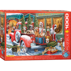 Dogs on Truck by Ali Corti Smart Cut 1000 pcs (ctn 6 pcs)