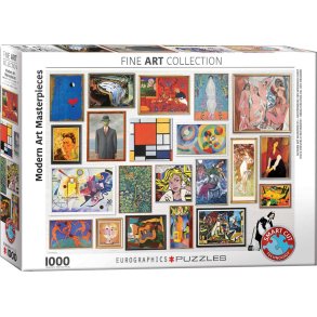 EG-Modern Fine Art Masterpieces Smart Cut(1000) (ctn 6 pcs) NEW Release 6 marts