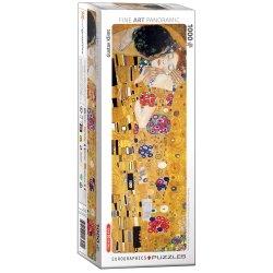 EG-The Kiss (Detail) by Gustav Klimt 1000, Panorama (1000) (ctn 6 pcs) NEW Release 6 marts