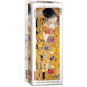 EG-The Kiss (Detail) by Gustav Klimt 1000, Panorama (1000) (ctn 6 pcs) NEW Release 6 marts