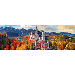 Neuschwanstein in Fall - Pano, 1000 pcs Panorama (ctn 6 pcs)
