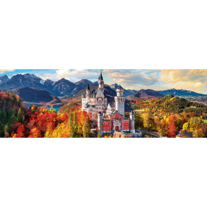 Neuschwanstein in Fall - Pano, 1000 pcs Panorama (ctn 6 pcs)