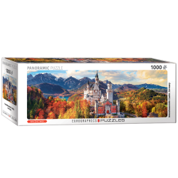 Neuschwanstein in Fall - Pano, 1000 pcs Panorama (ctn 6 pcs)