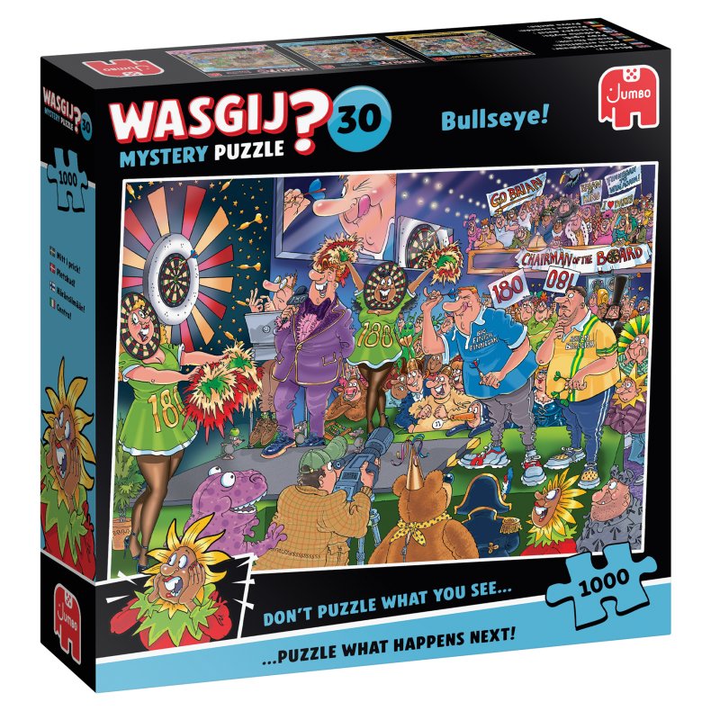 Wasgij Mystery 30 Bullseye! (1000) Release 28 Februar (6 pcs ctn)