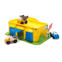 Dantoy - FunCars auto service and car park, 2 biler (ctn 4 pcs)