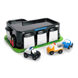 Dantoy - FunCars police station, 2 biler (ctn 4 pcs)