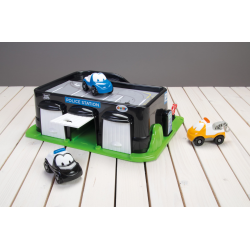 Dantoy - FunCars police station, 2 biler (ctn 4 pcs)