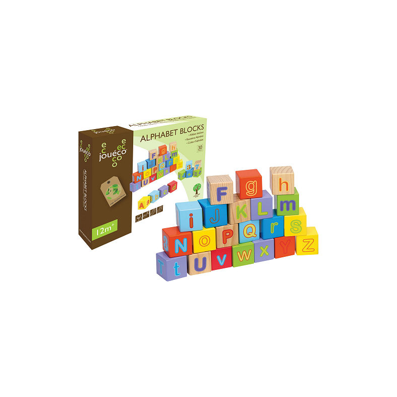 Jouco - Alphabet blocks 30 pieces