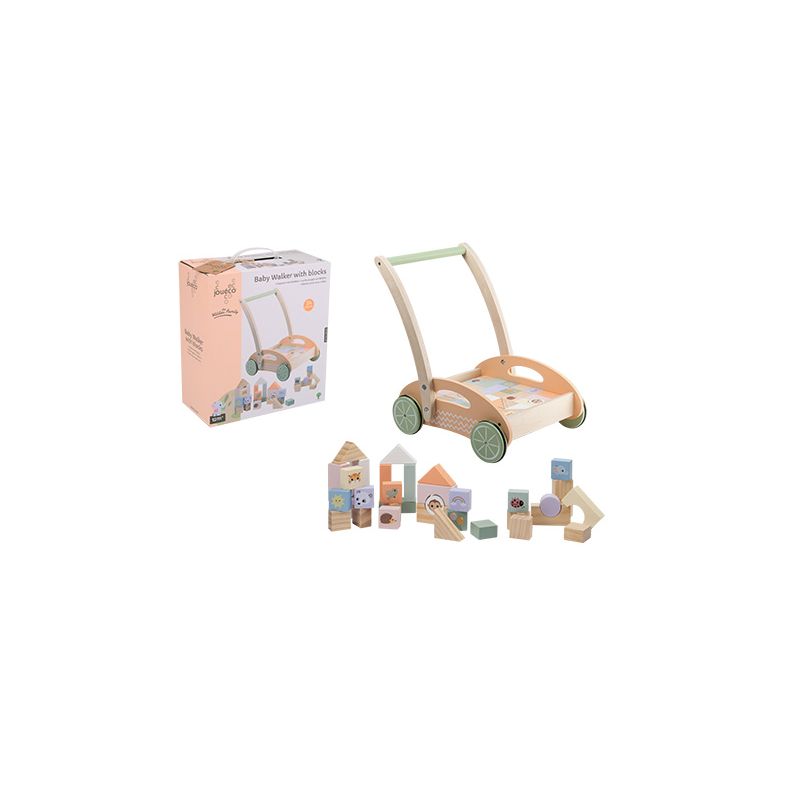 Jouco - The Family Baby Walker With Blocks (ctn 2 pcs)
