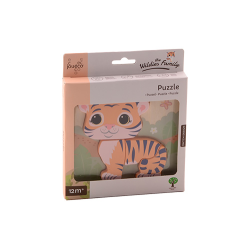 Jou&eacute;co&reg; - The Wildies Family puzzle 4 assorted (ctn 12 pcs)