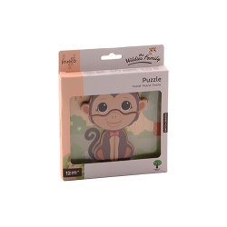 Jou&eacute;co&reg; - The Wildies Family puzzle 4 assorted (ctn 12 pcs)