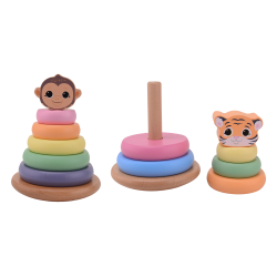 Jou&eacute;co - The Wildies Family Stacking Houses, (ctn 12 pcs)