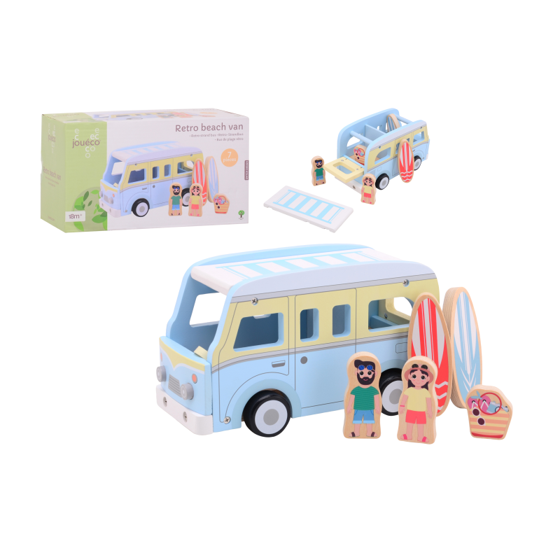 Jouco -  Retro beach van with accessories