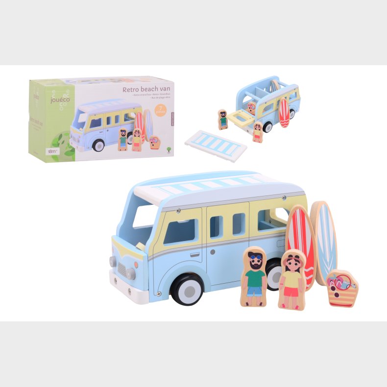 Jou&eacute;co&reg; -  Retro beach van with accessories