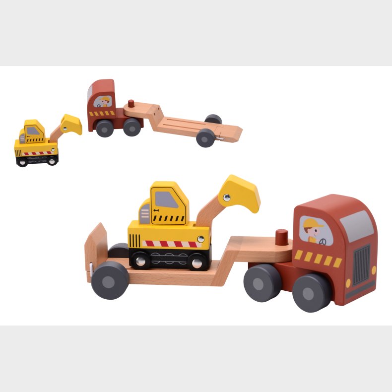Jou&eacute;co&reg; - Semi-trailer with excavator