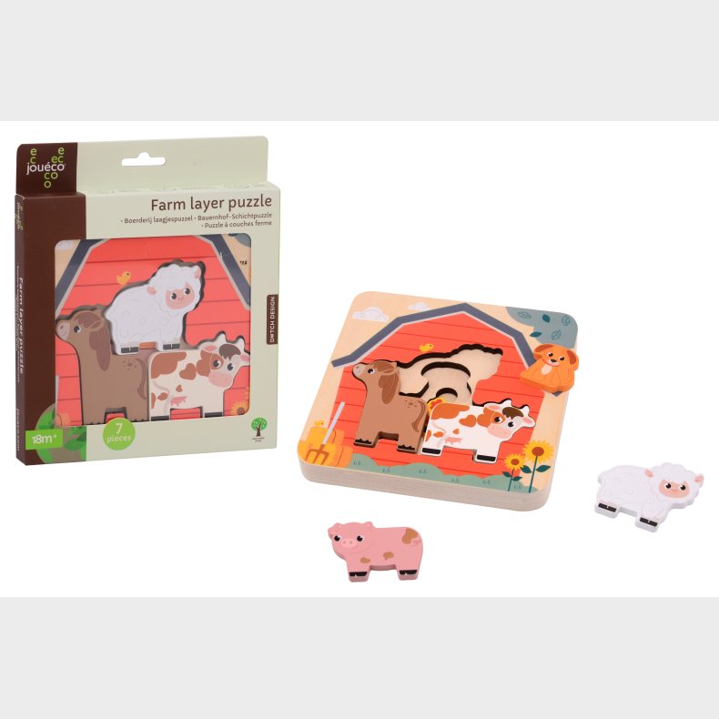 Jou&eacute;co&reg; - Farm puzzle with layers