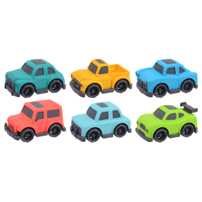 Jou&eacute;co&reg; - Bio-plastic cars in display, 6 assorted