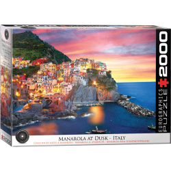 Manarola at Dusk, Italy 2000 pcs. (ctn 6 pcs)