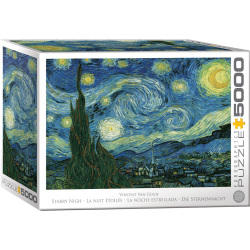 Starry Night by Vincent Van Gogh, 5000 pcs (ctn 6 pcs)