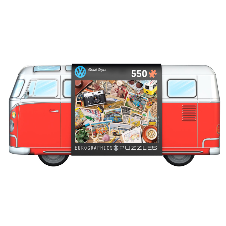 VW Bus Tin - Road Trips (ctn 6 pcs)