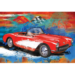 Corvette Cruising Tin 550 pcs, (ctn 6 pcs)