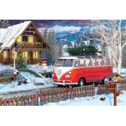 VW Christmas Bus TIN (550) (ctn 6 pcs)