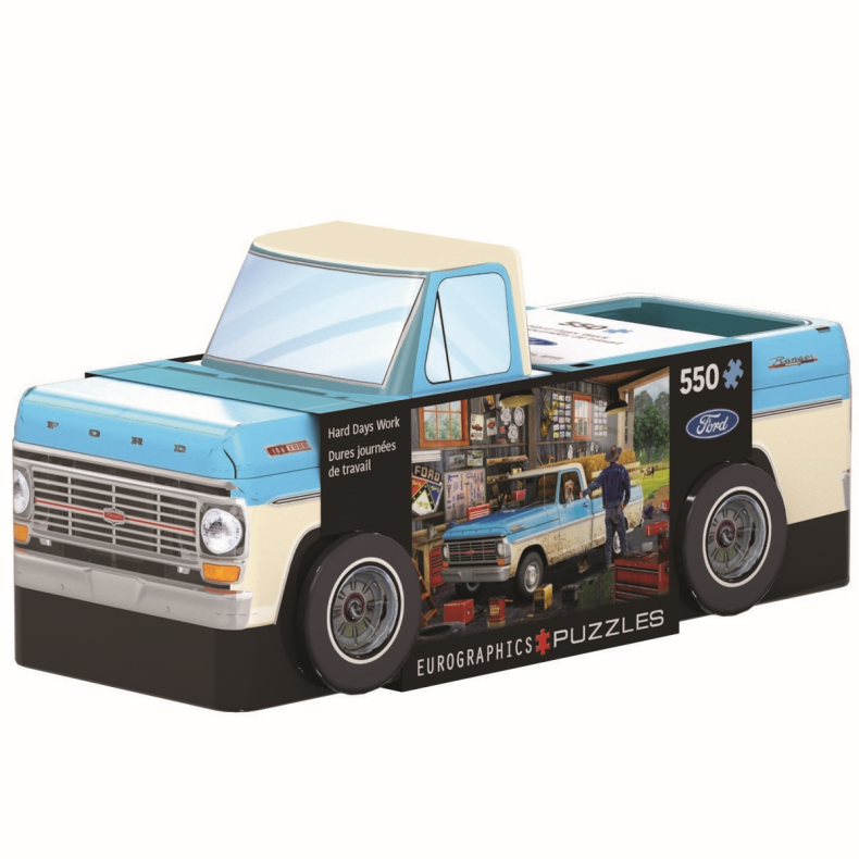 Pickup Truck Shaped Tin (ctn 6 pcs)