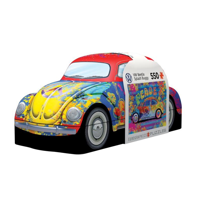 VW Beetle Splash Tin  (ctn 6 pcs)