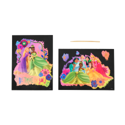 Disney Princess Scratch Art Posters (ctn 12 pcs)