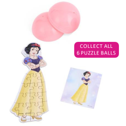 Disney Princess Puzzle Ball, 6 assorted - 24 pcs in a CDU 