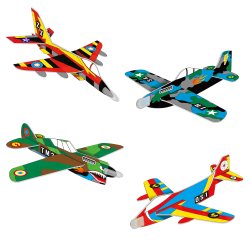 GALT Activity Pack - Glider Planes (ctn 6 pcs)